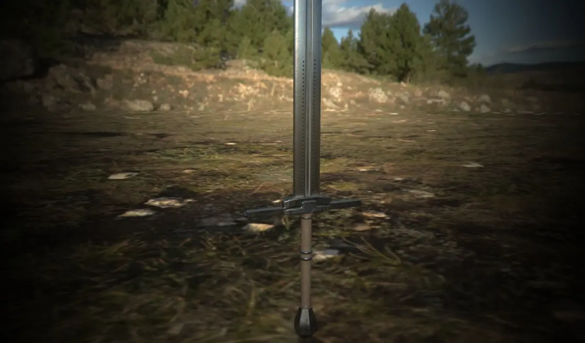 Steel Great Sword Low-poly 3D model