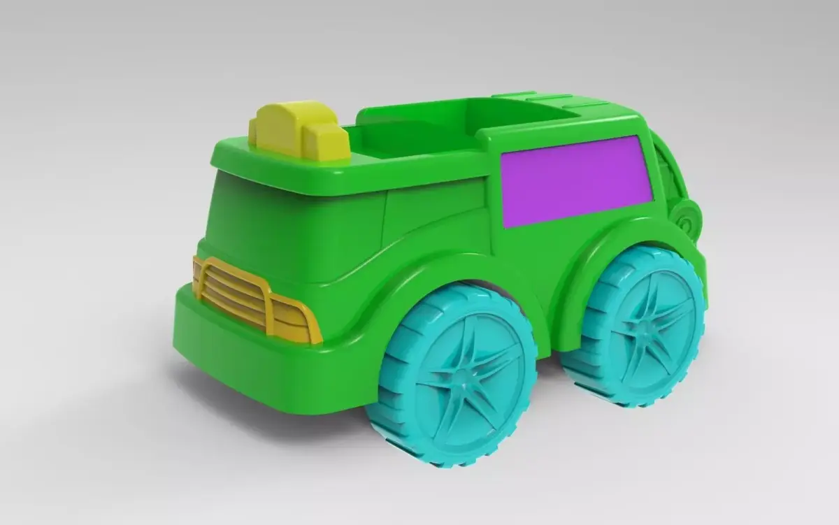 Recycle truck 3D model
