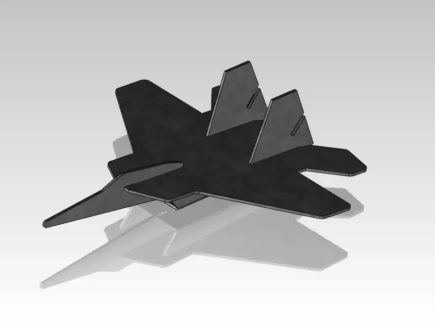 F fighter jet Free 3D model