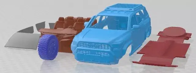 Toyota 4Runner Trailhunter 2025 Printable Car  3D print model