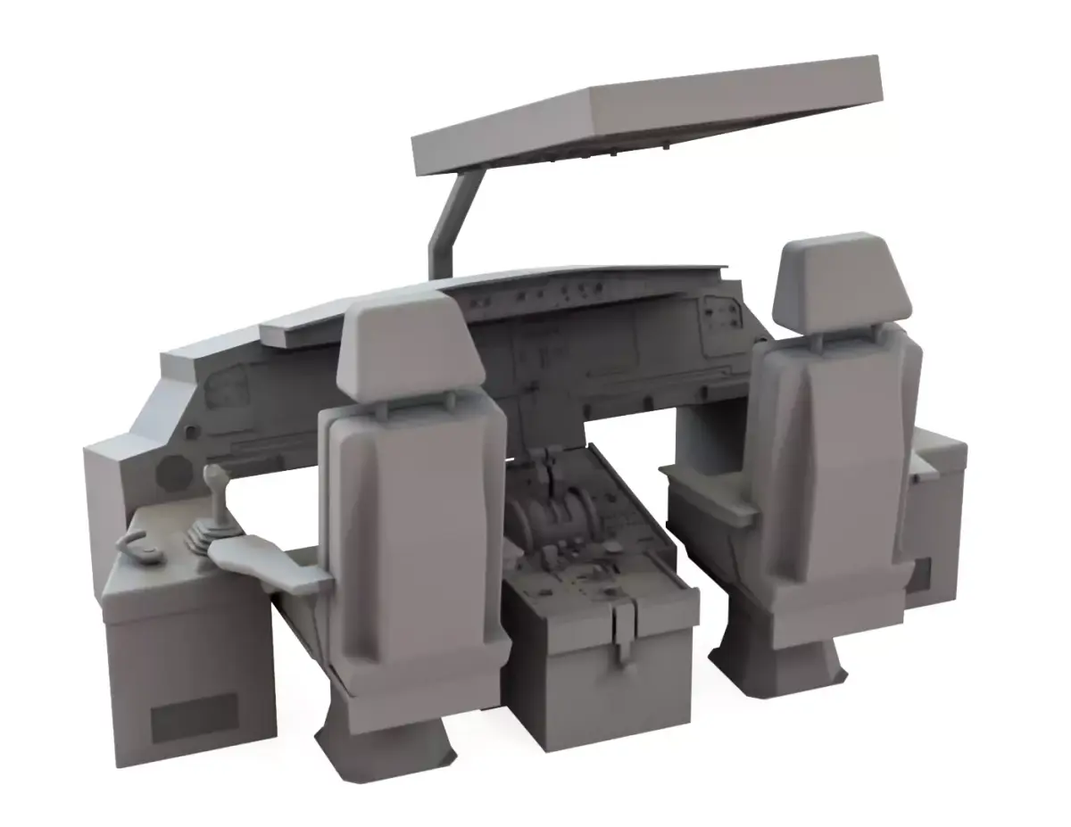 Super realistic Airbus panel for 3D printing 3D print model