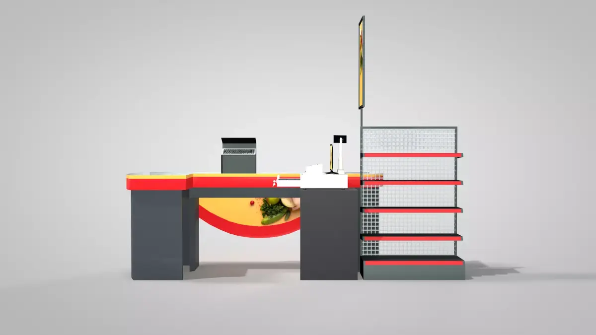 Supermarket Checkout 3D model