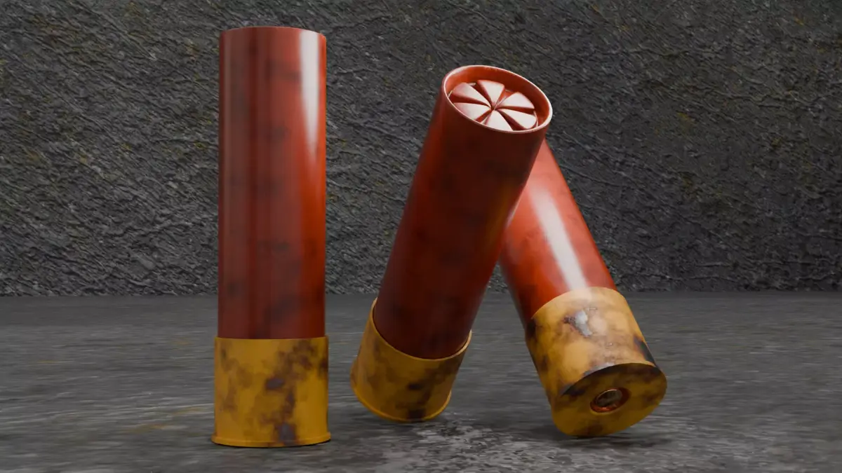 Shotgun Shell Free 3D model