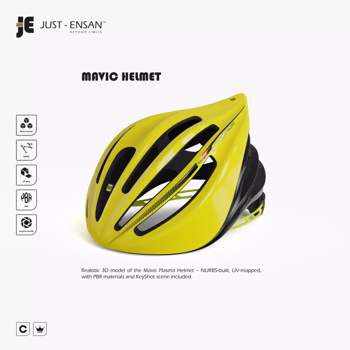 Mavic Plasma Helmet 3D model