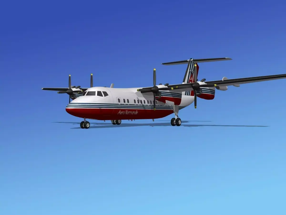 Dehavilland DHC-7 Aero Normandy 3D model