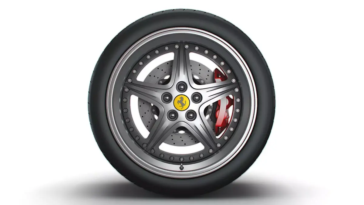 Ferrari 550 Maranello wheel 3D model
