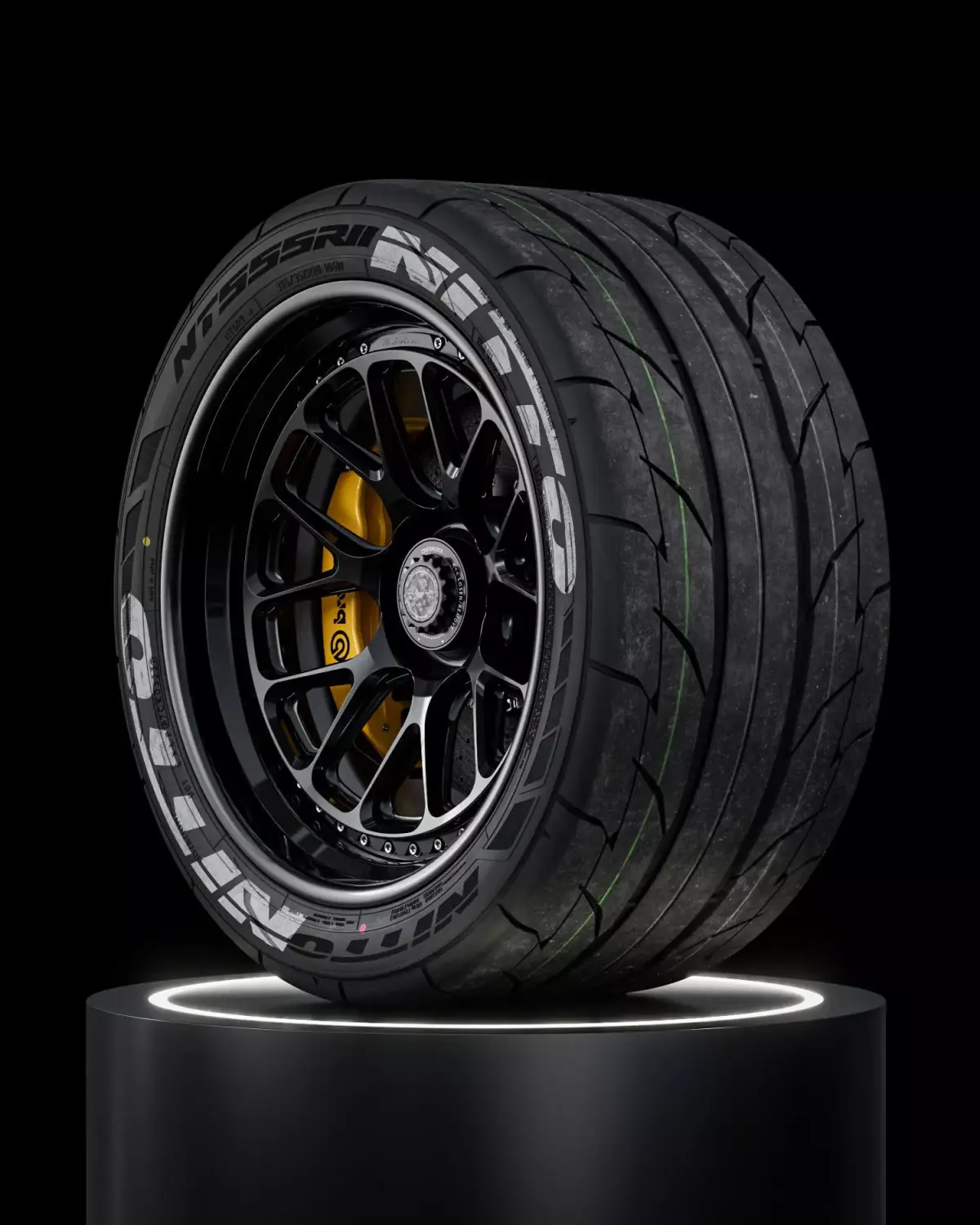 Nitto NT555 R2 Drag Radial 315 35R20 XL 106W 3D model