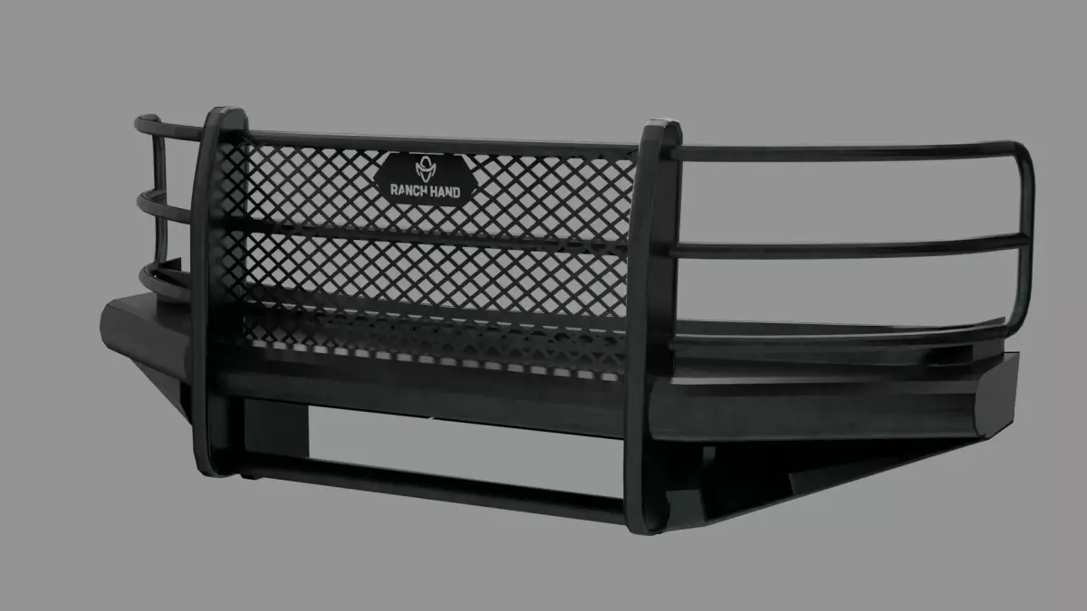 Ranch Hand Front Bumper Chevy K2500 Low-poly 3D model