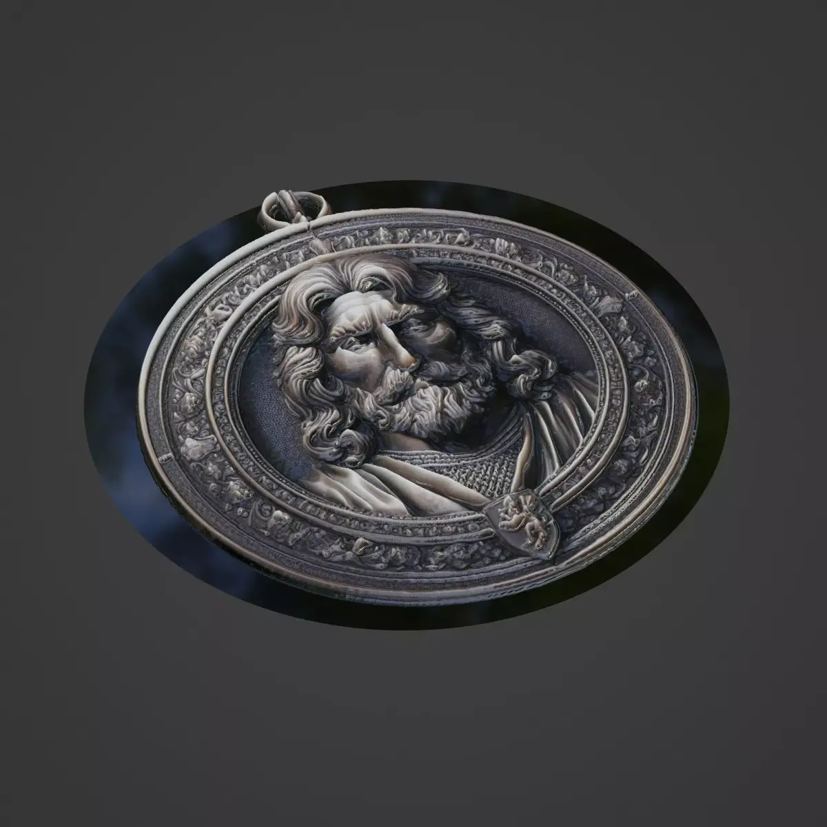 Richard the Lionheart Medallion 3D print model get