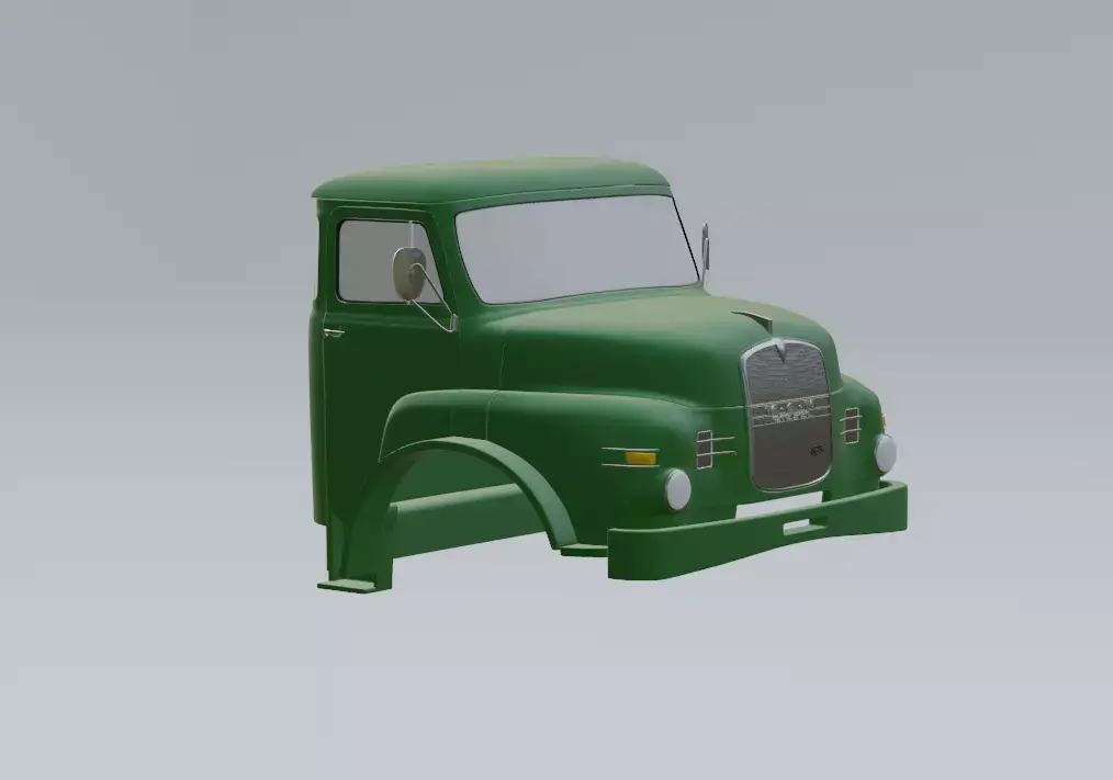 MAN 13 230 HKA 1968 TRUCK 3D print model