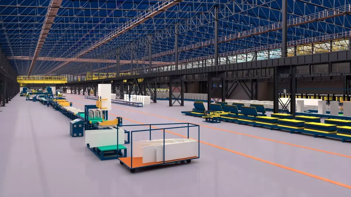 Factory Real-Scale 3D Model 3D model