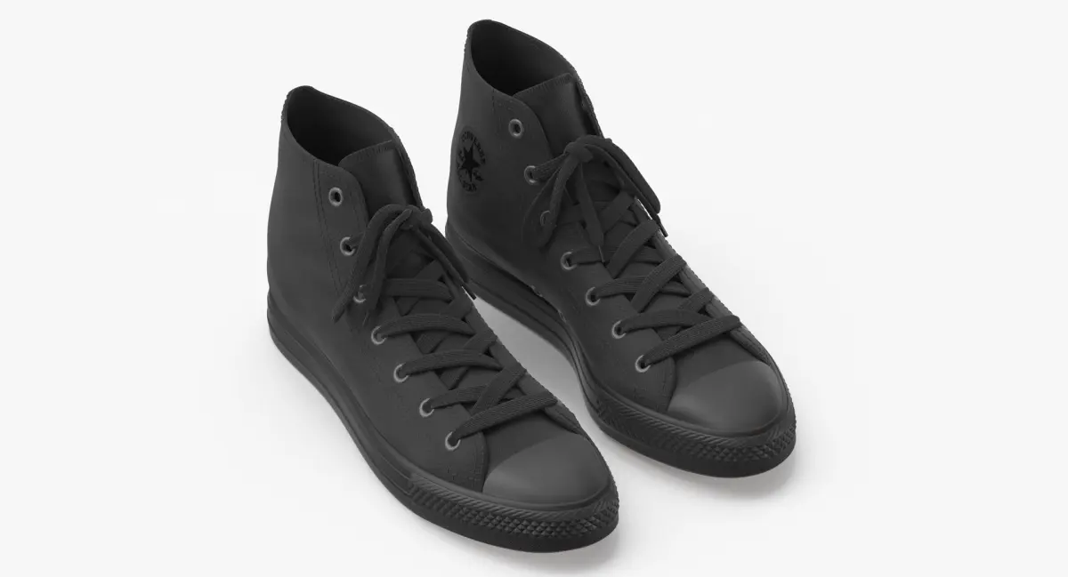 Basketball Leather Shoes Chuck Taylor 3D model purchase