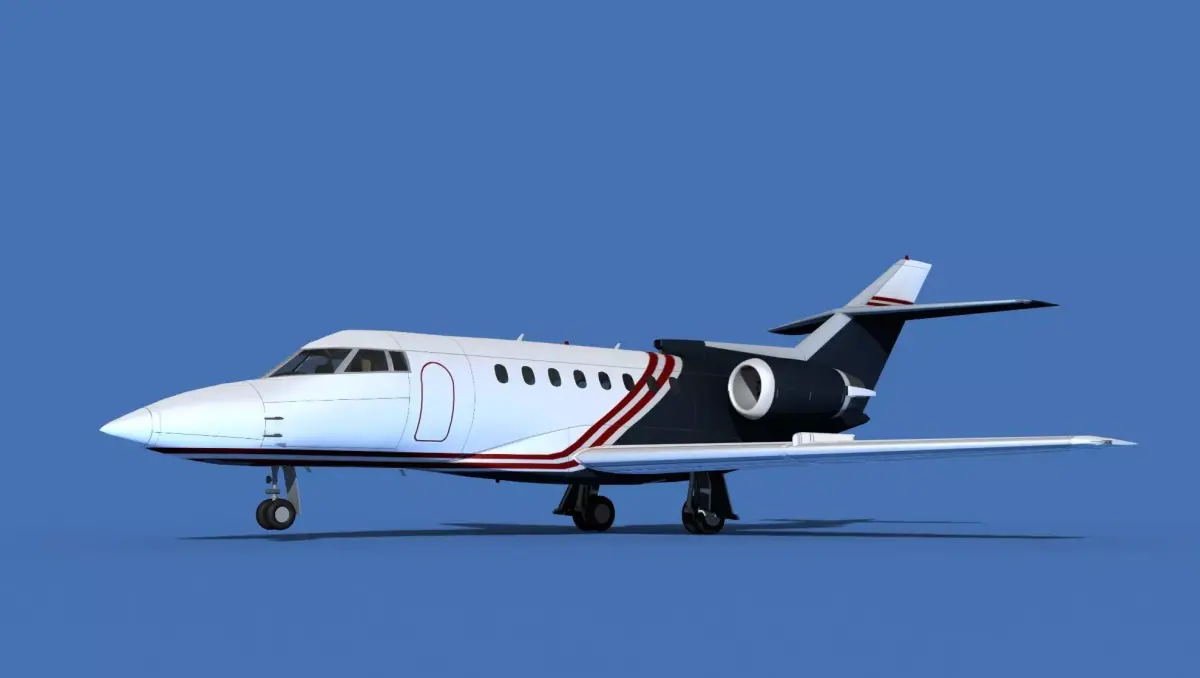 Hawker Siddley 1000 V06 3D model