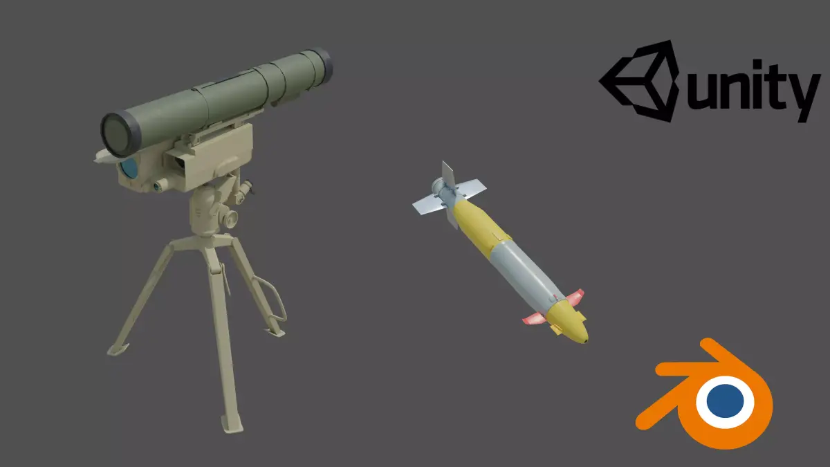 Kornet AT-14 Spriggan pbr Low-poly 3D model