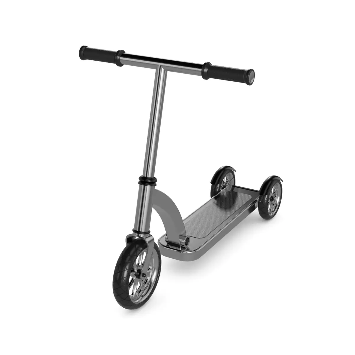Three-Wheeled Scooter 3D model buy