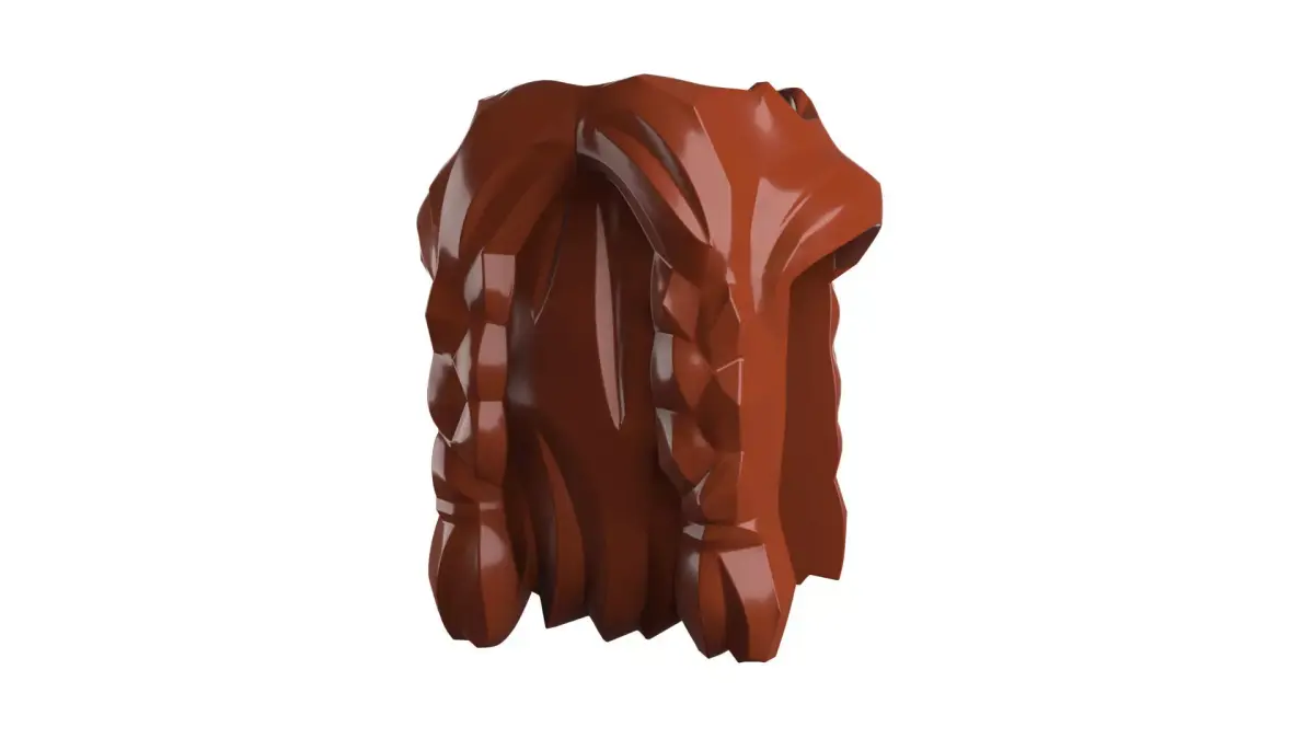 Custom3Dprint Minifigure Accessory - Minifigure Beard S1 - 05 3D print model