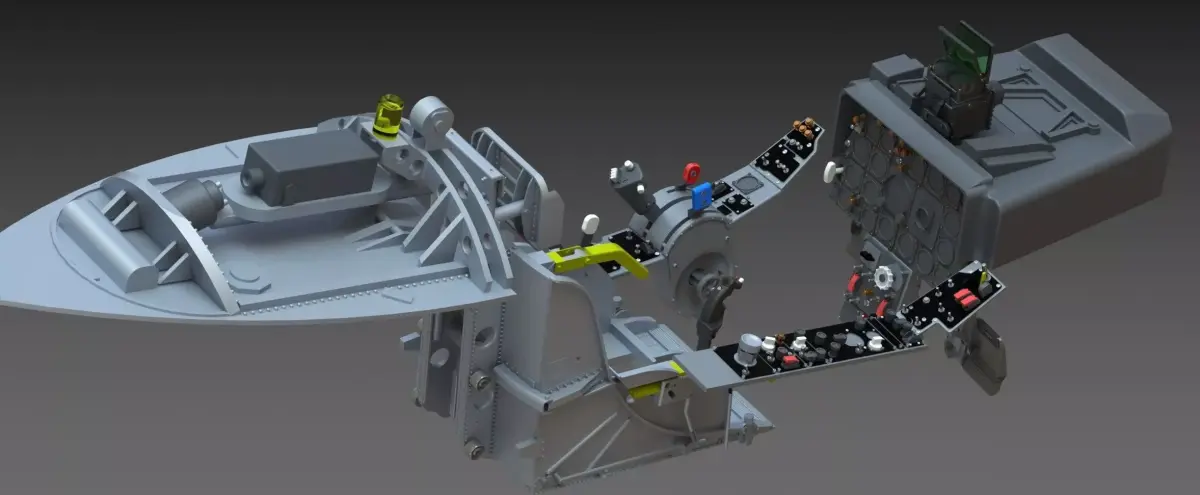 F86 Hight Definition Work Complete Cockpit STL FILES ONLY 3D print model