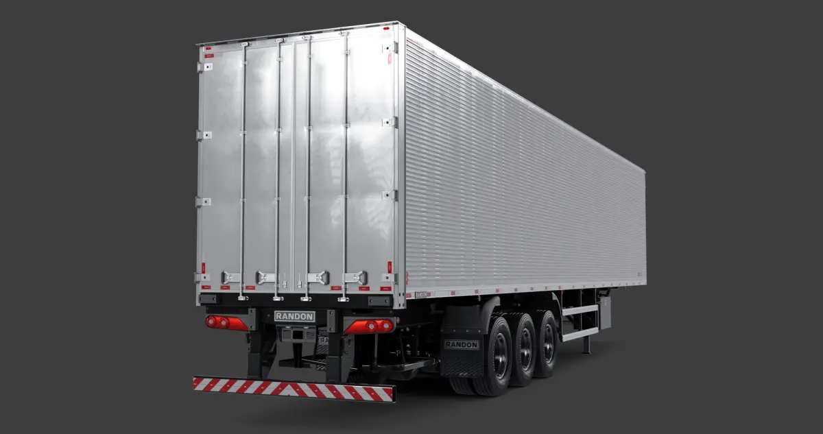 Randon Box Trailer 2020 3D model