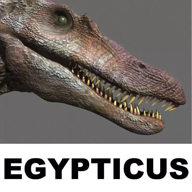 EGYPTICUS spinosaur dinosaur - 3d model 3D model