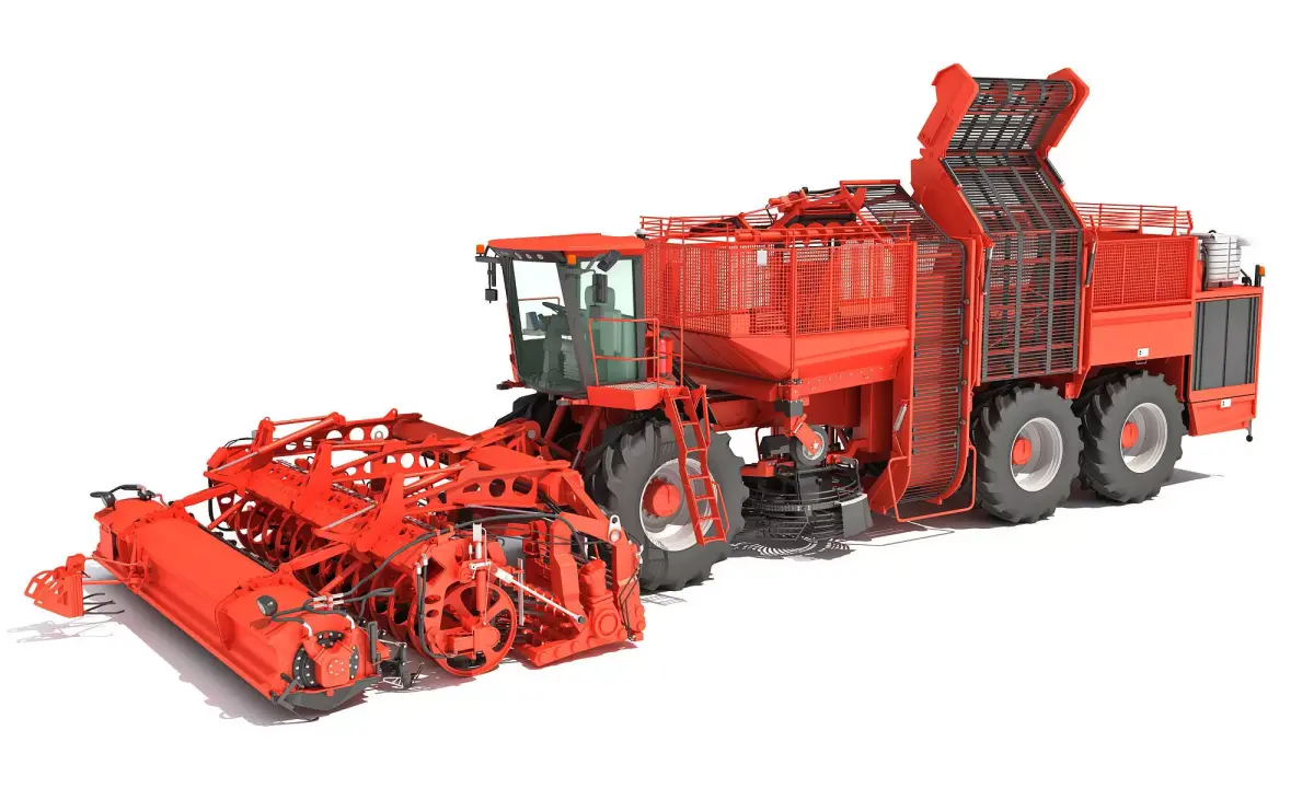 Sugar Beet Harvester Holmer Terra 3D model