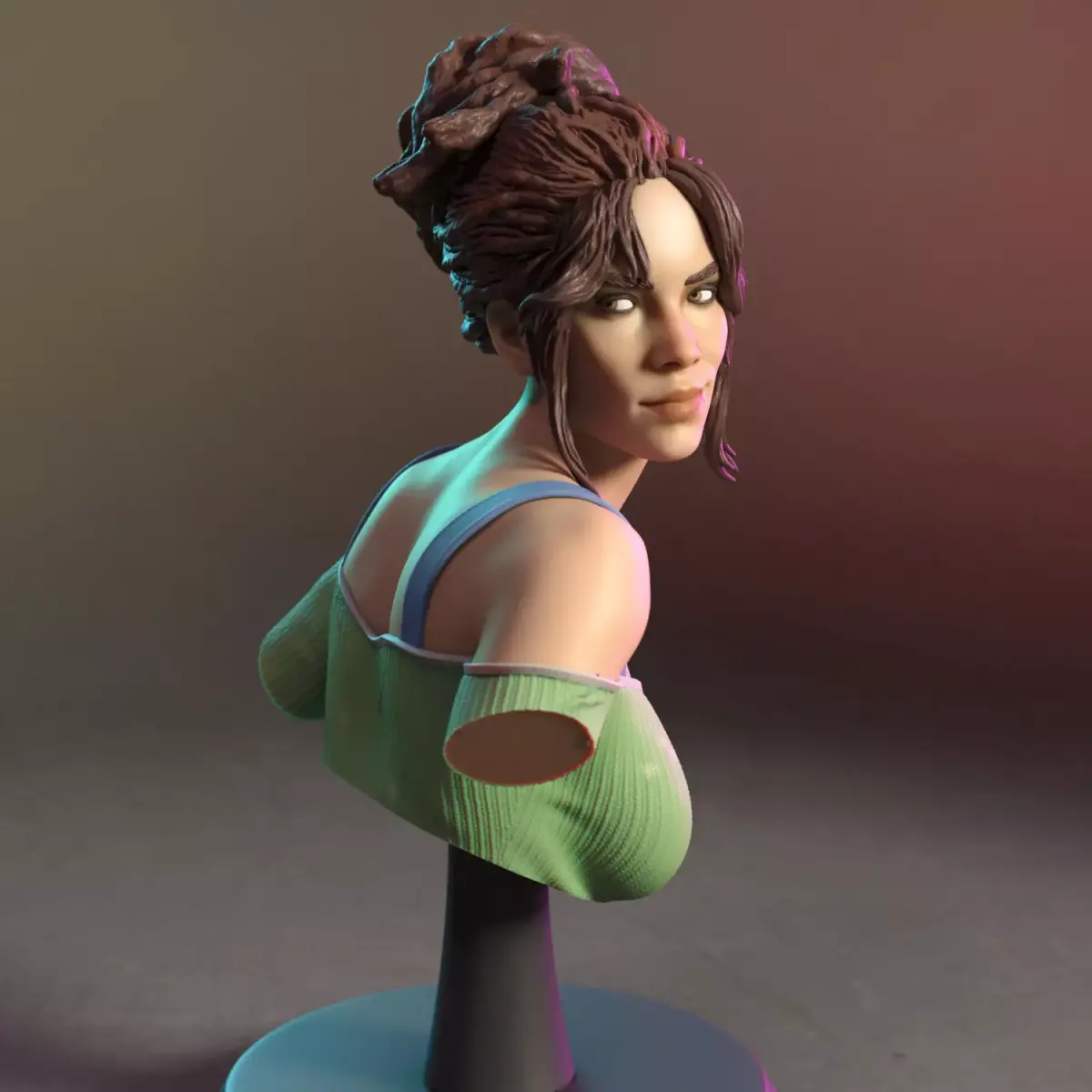 Panam Palmer bust Free 3D print model