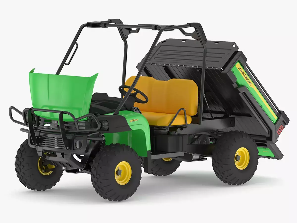 John Deere HPX615E Utility Vehicle 02 3D model