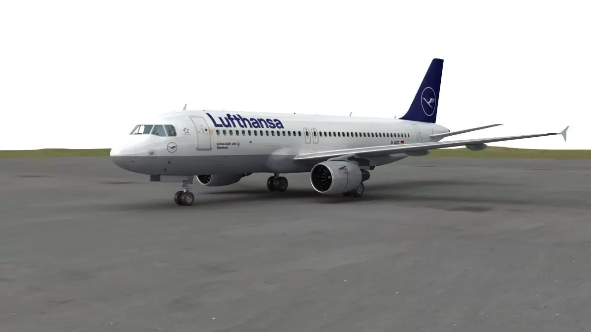 Airbus A320-200 3D model purchase
