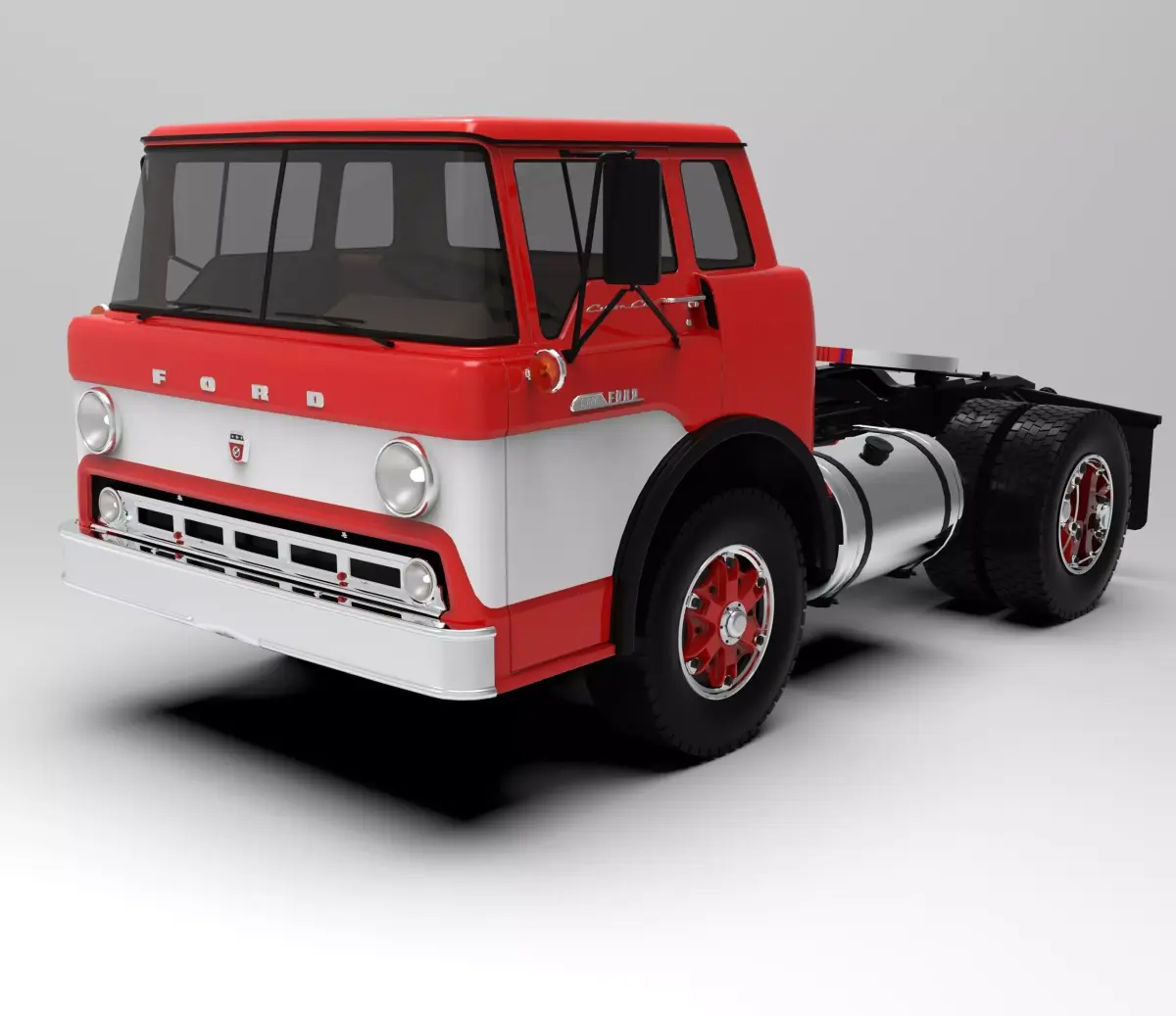 Ford C-600 1972 3D model