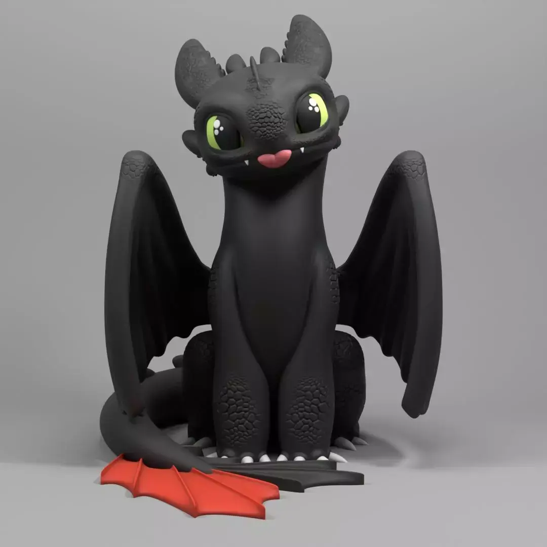 Toothless how to Train Your Dragon 3D print model