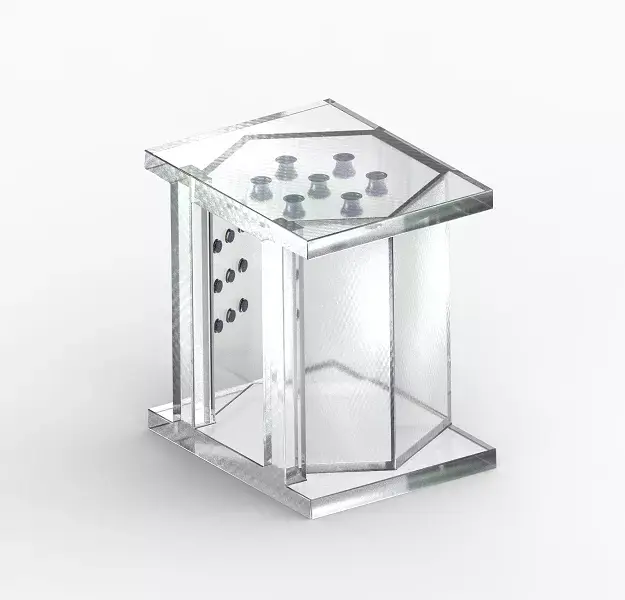 Stylish Glass Elevator 3D print model