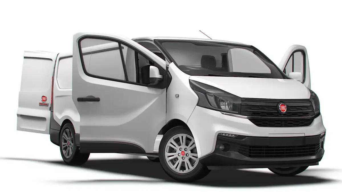 Fiat Talento Van L2H1 HQInterior 2021 UKspec 3D model