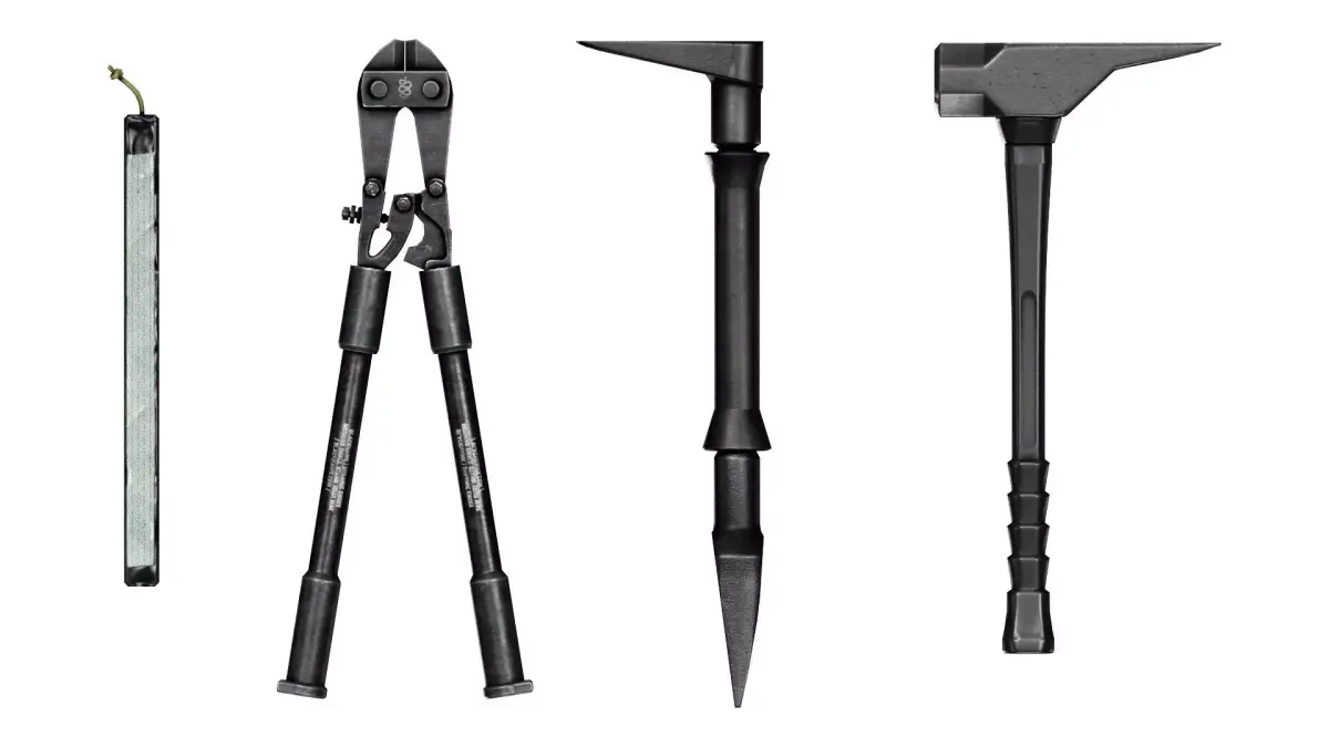 BREACHING TOOLS Low-poly 3D model