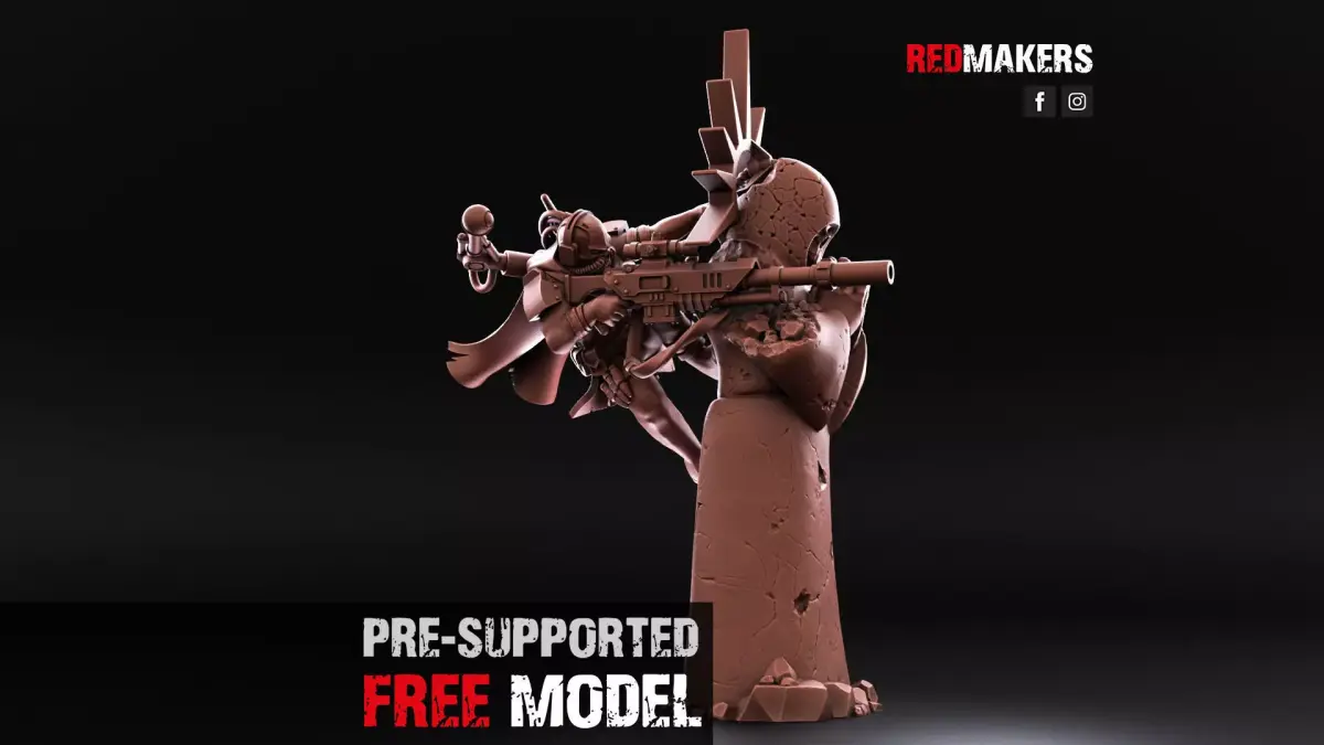 Sniper Assassin  Free 3D print model