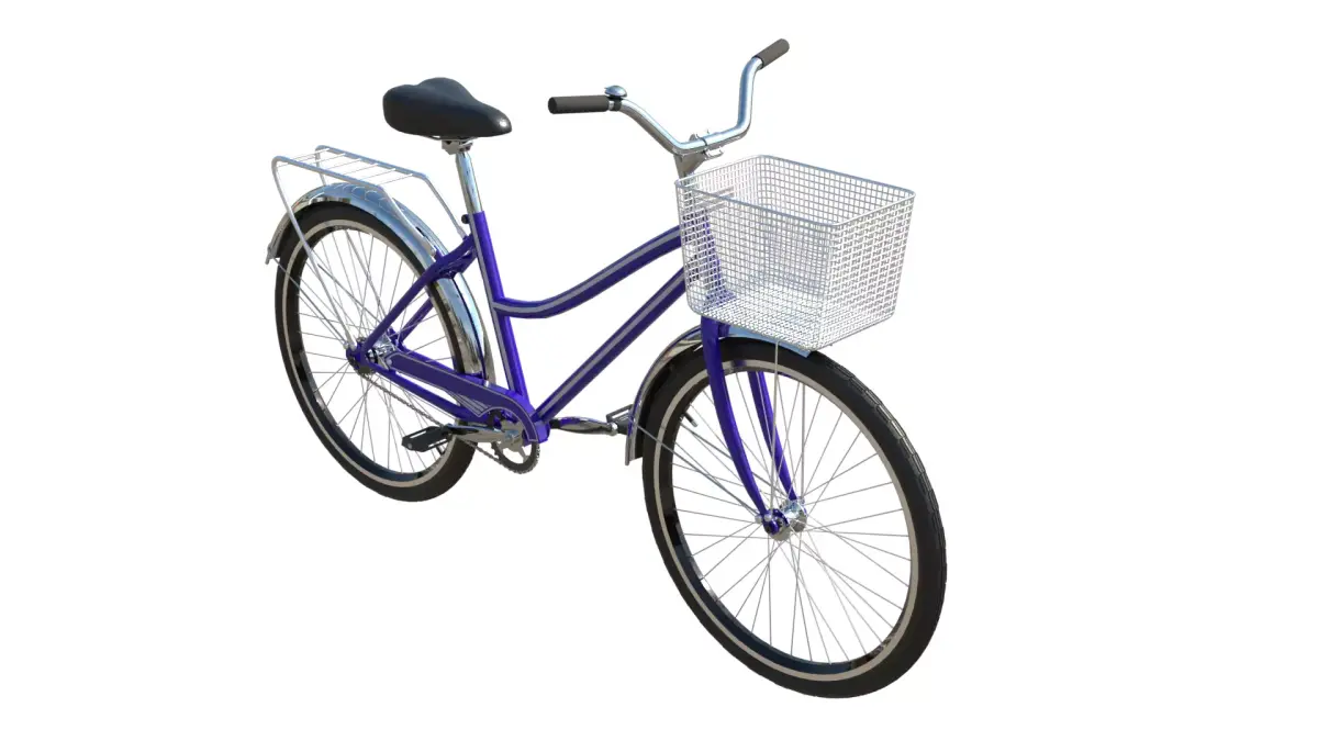 City bicycle PBR 3D model