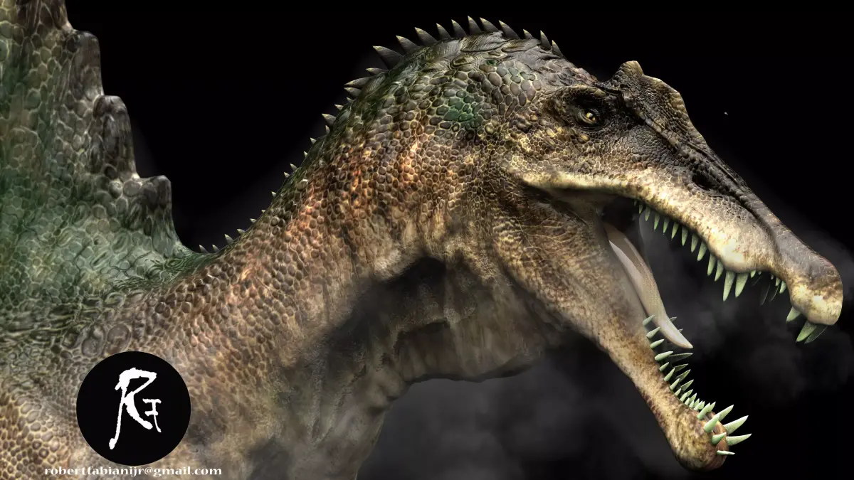 Spinosaurus Low-poly 3D model order