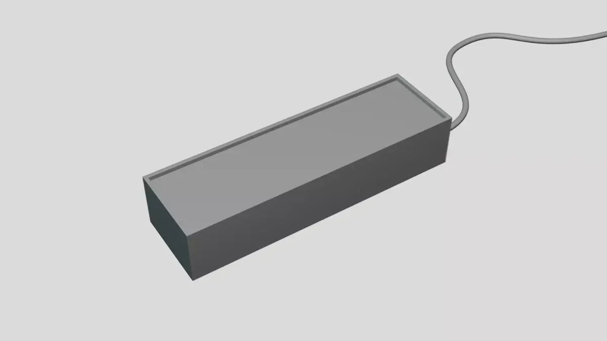 Light Box Display - Geometry Only No Textures No Materials 3D model