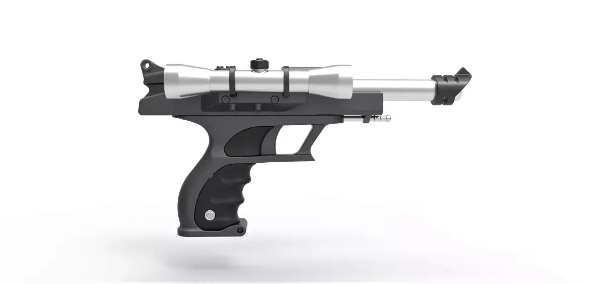 Captain Typho Blaster S-5 from Star Wars 3D model