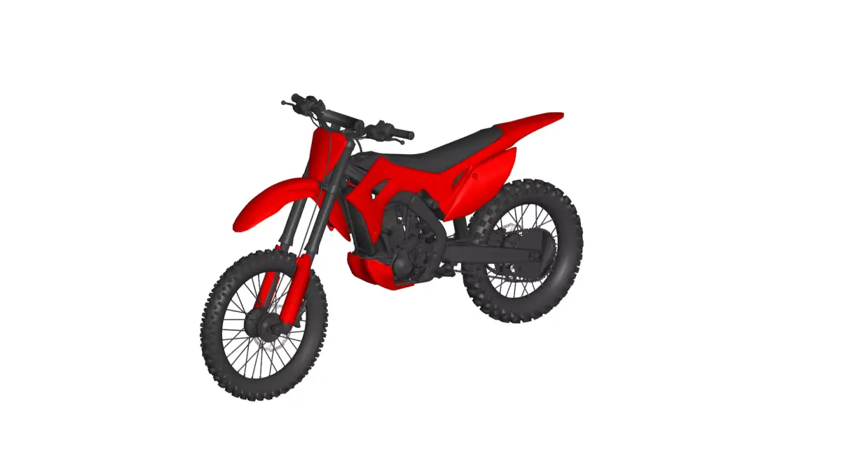 Kawasaki motocross  3D model