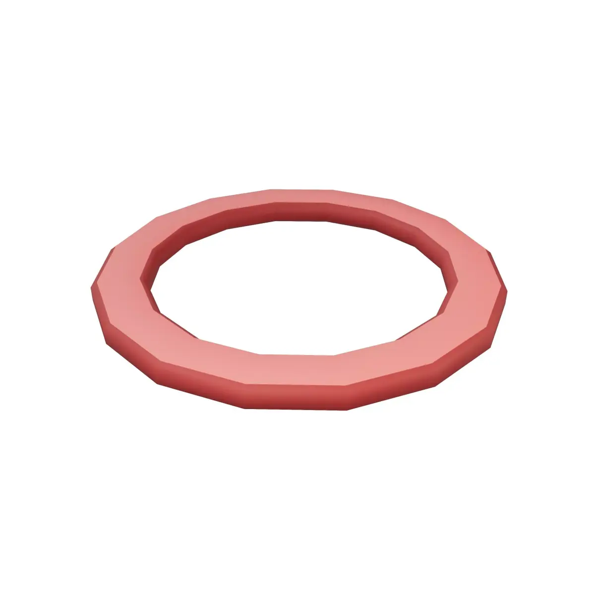 Hollow Circle v1 003 Low-poly 3D model