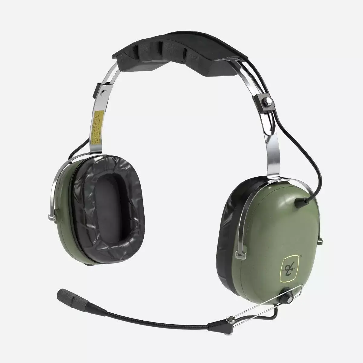 Pilots Headset Low-poly 3D model purchase