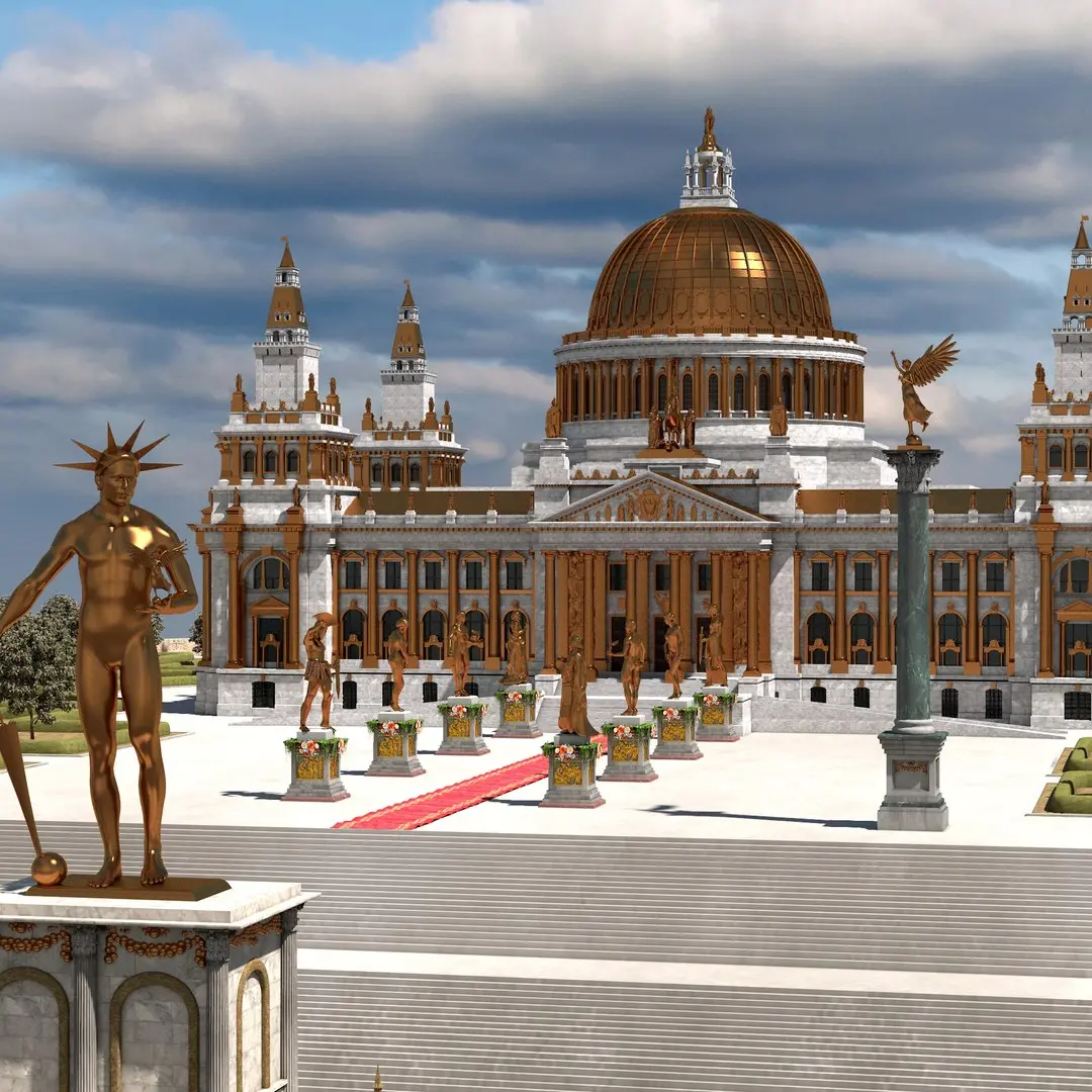 Fantasy Palace 3D model