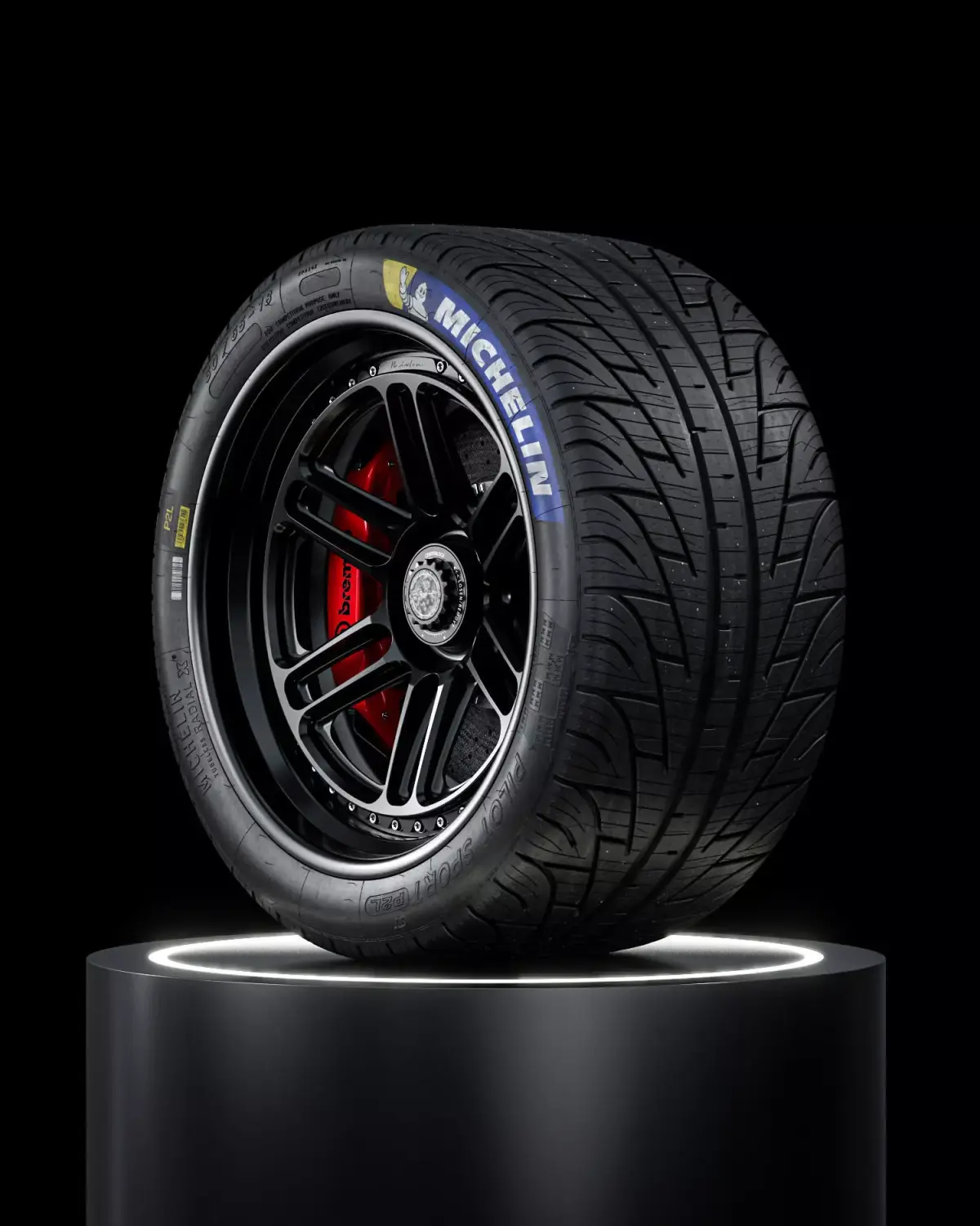 Michelin Pilot Sport GT P2L 30 65 18 3D model
