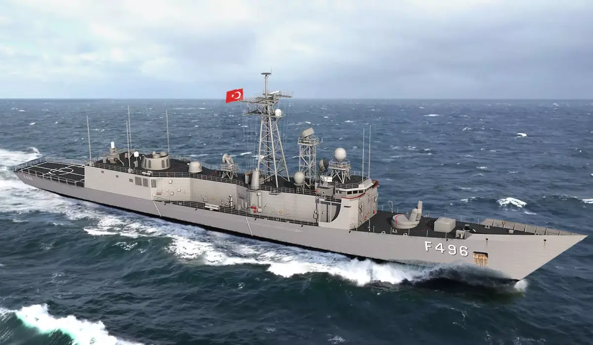 TCG GOKOVA OLIVER HAZARD PERRY CLASS FRIGATE 3D model