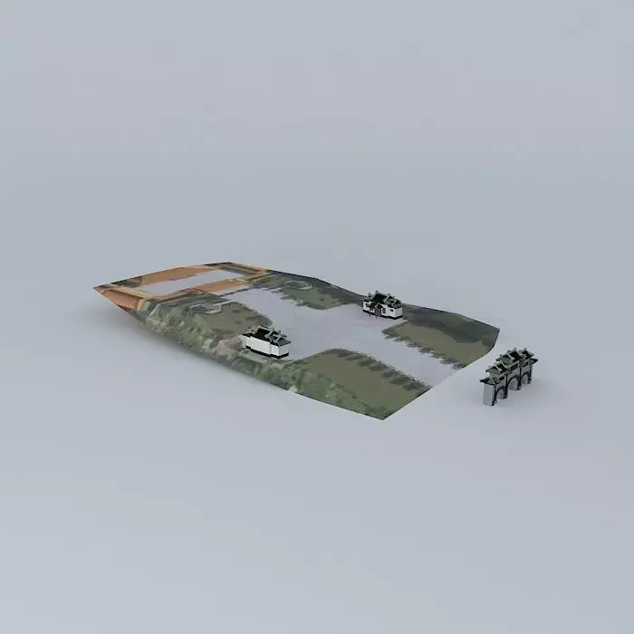 Gate of Martyr's Shrine, Taipei Free 3D model