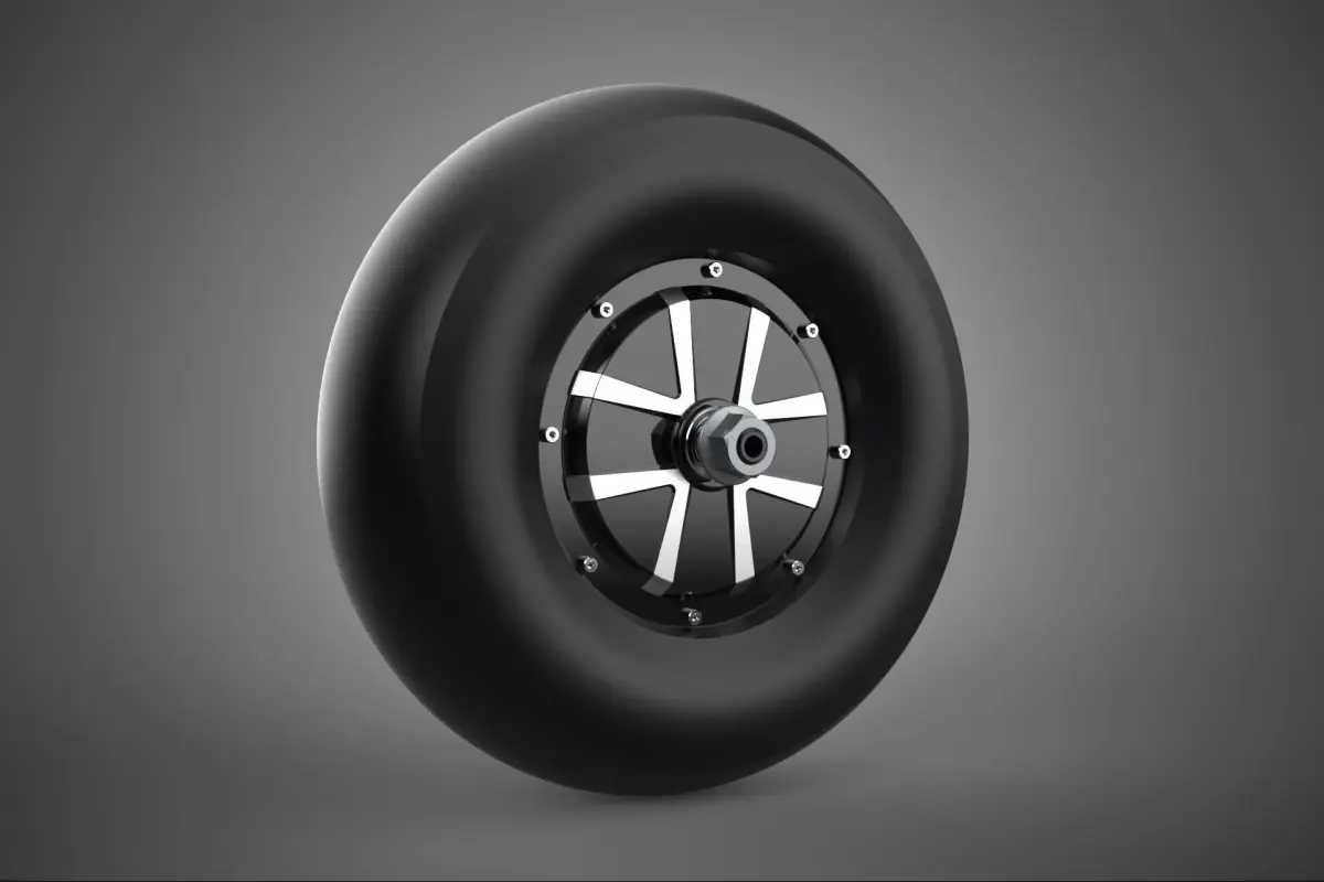 BLDC ELECTRIC HUB MOTOR ENGINE WHEEL RIM DIRECT DRIVE TIRE SLICK 3D model