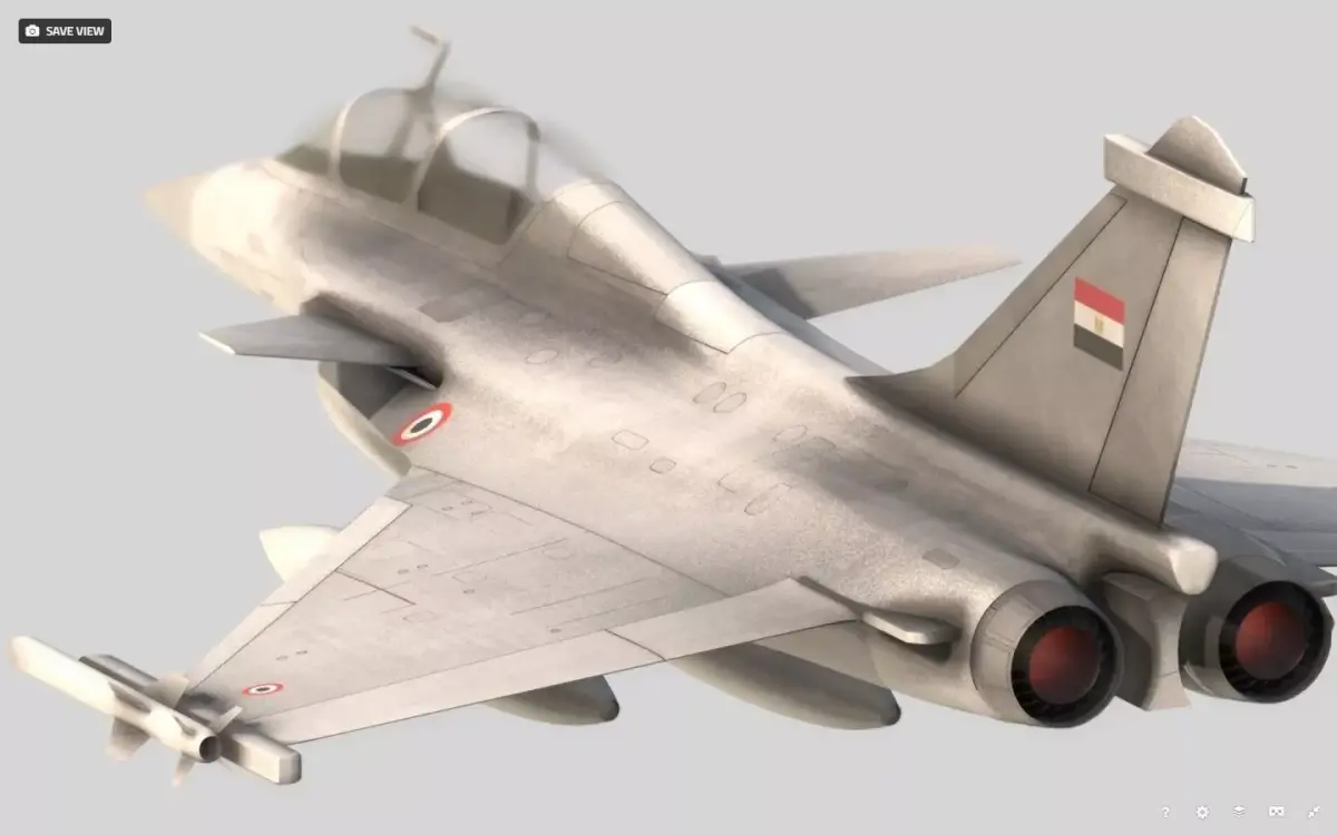 Rafale fighter  3D model
