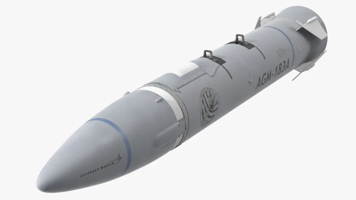 Hypersonic Missile AGM-183A ARRW 3D model