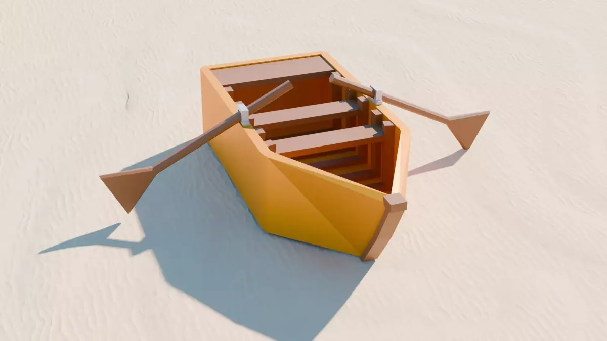 3d boat 3D model purchase