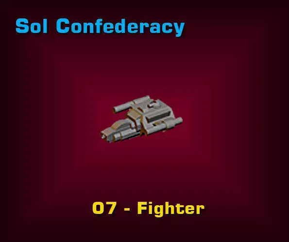 Sol Confederacy Fighter 3D print model