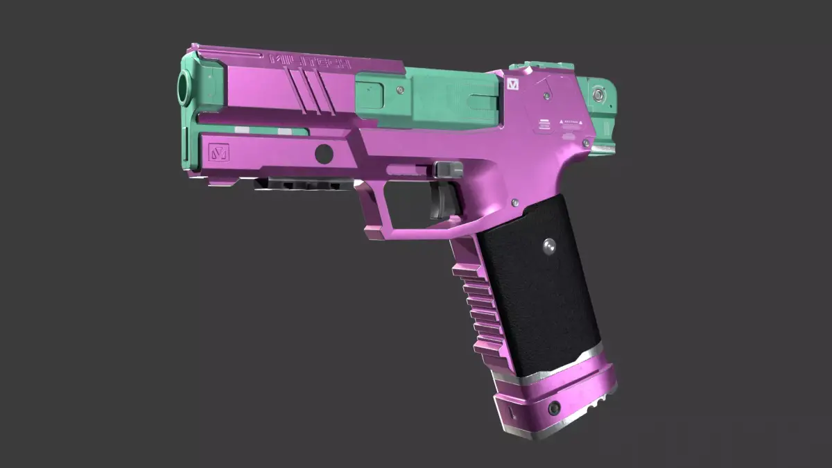 Cyberpunk 2077 - MILITECH M-76E OMAHA 3D model